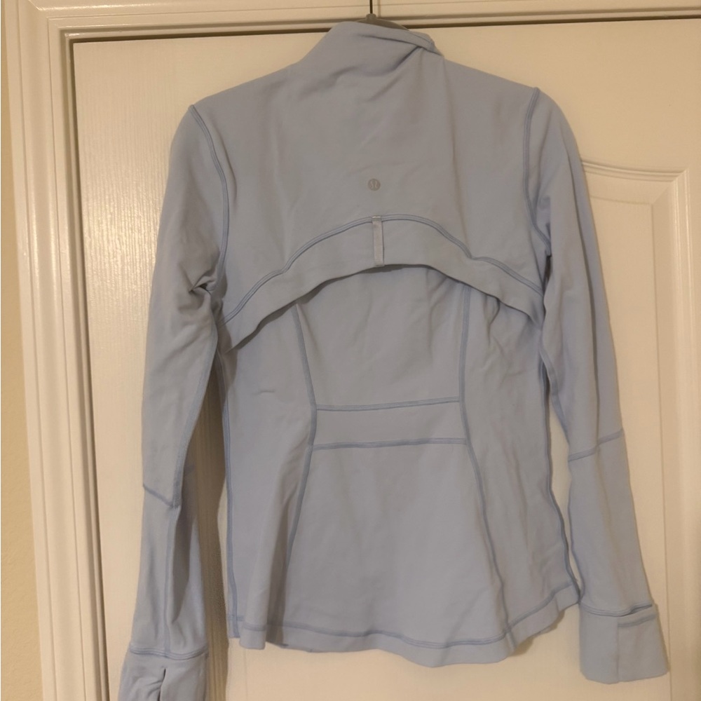 Lululemon Define Jacket Nulu Size 8 light blue - Picture 3 of 4